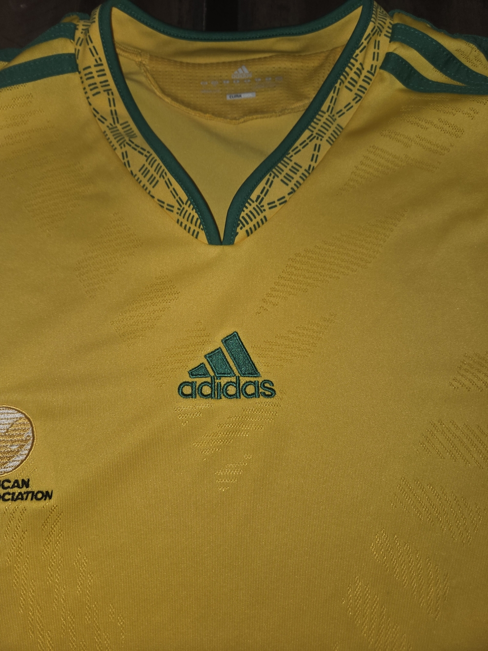 Adidas 2010 2011 South Africa Soccer Jersey Home Jersey, Yellow, Green Size M - Picture 3 of 8